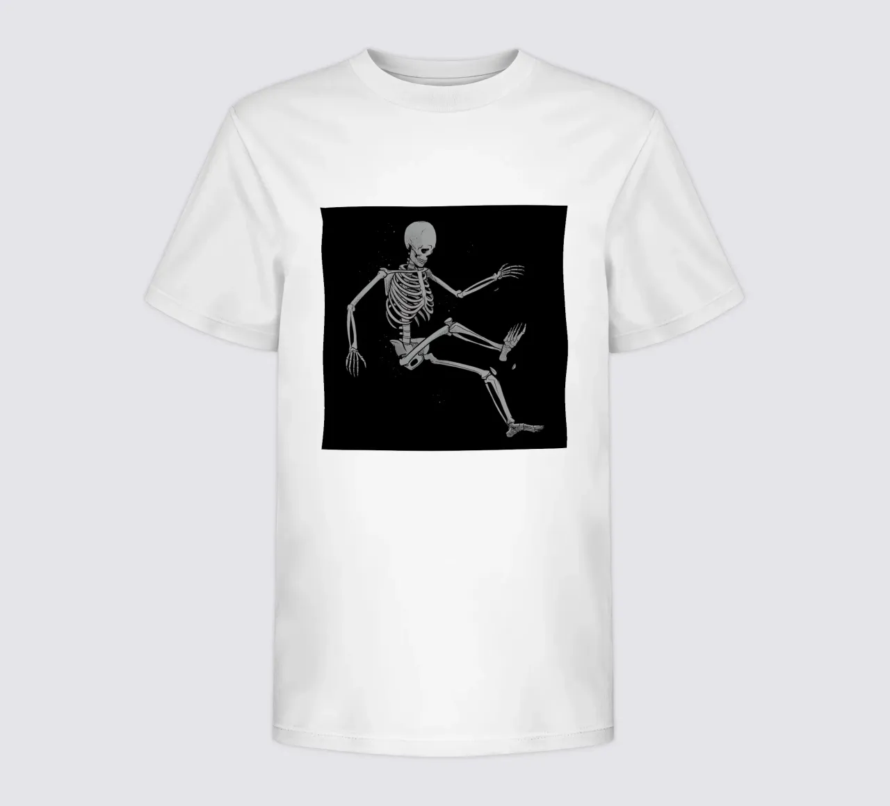 Skeleton Flowting On Space t-shirt bambini da Tobe Fonseca