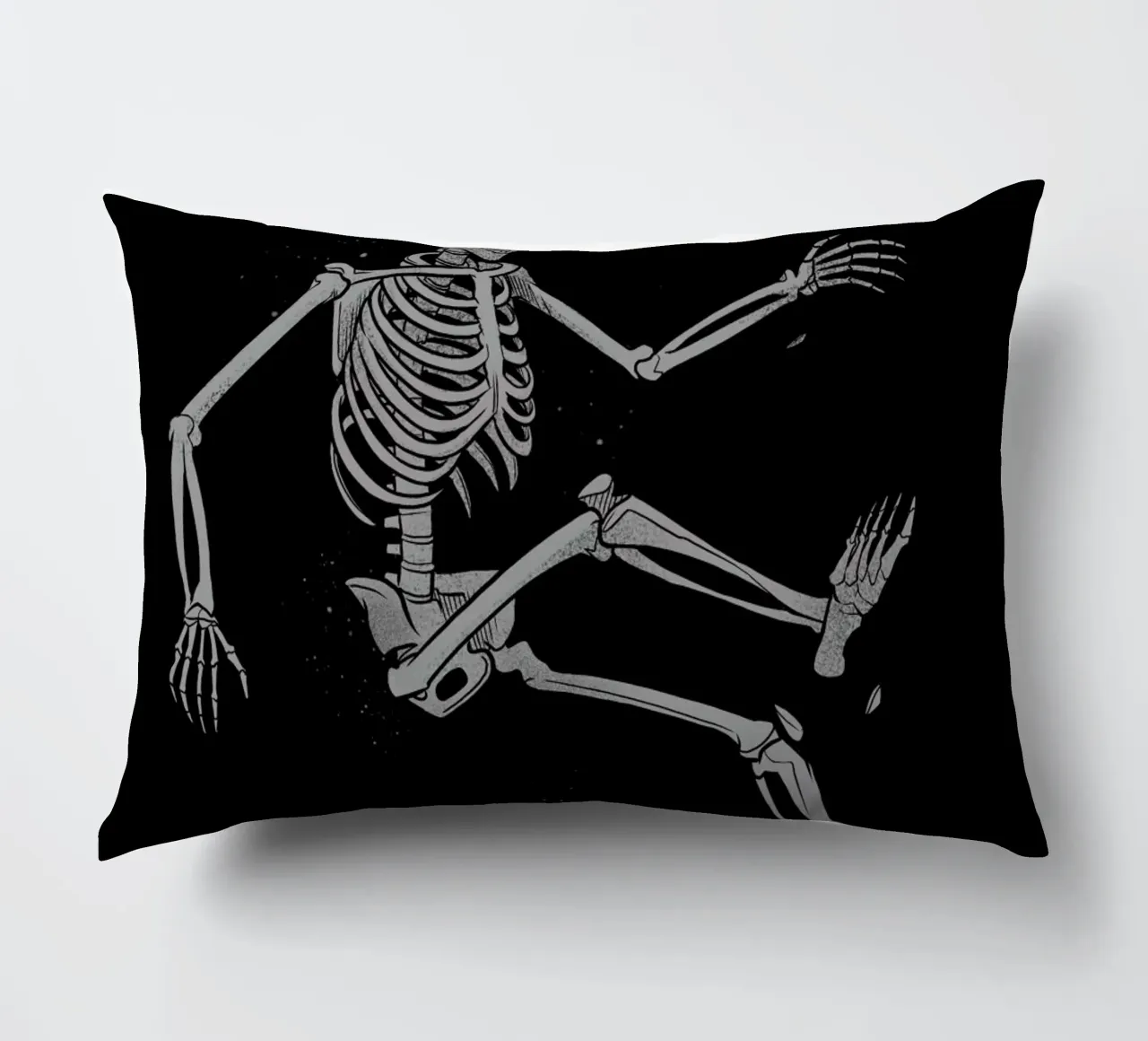 Skeleton Flowting On Space cuscino da Tobe Fonseca