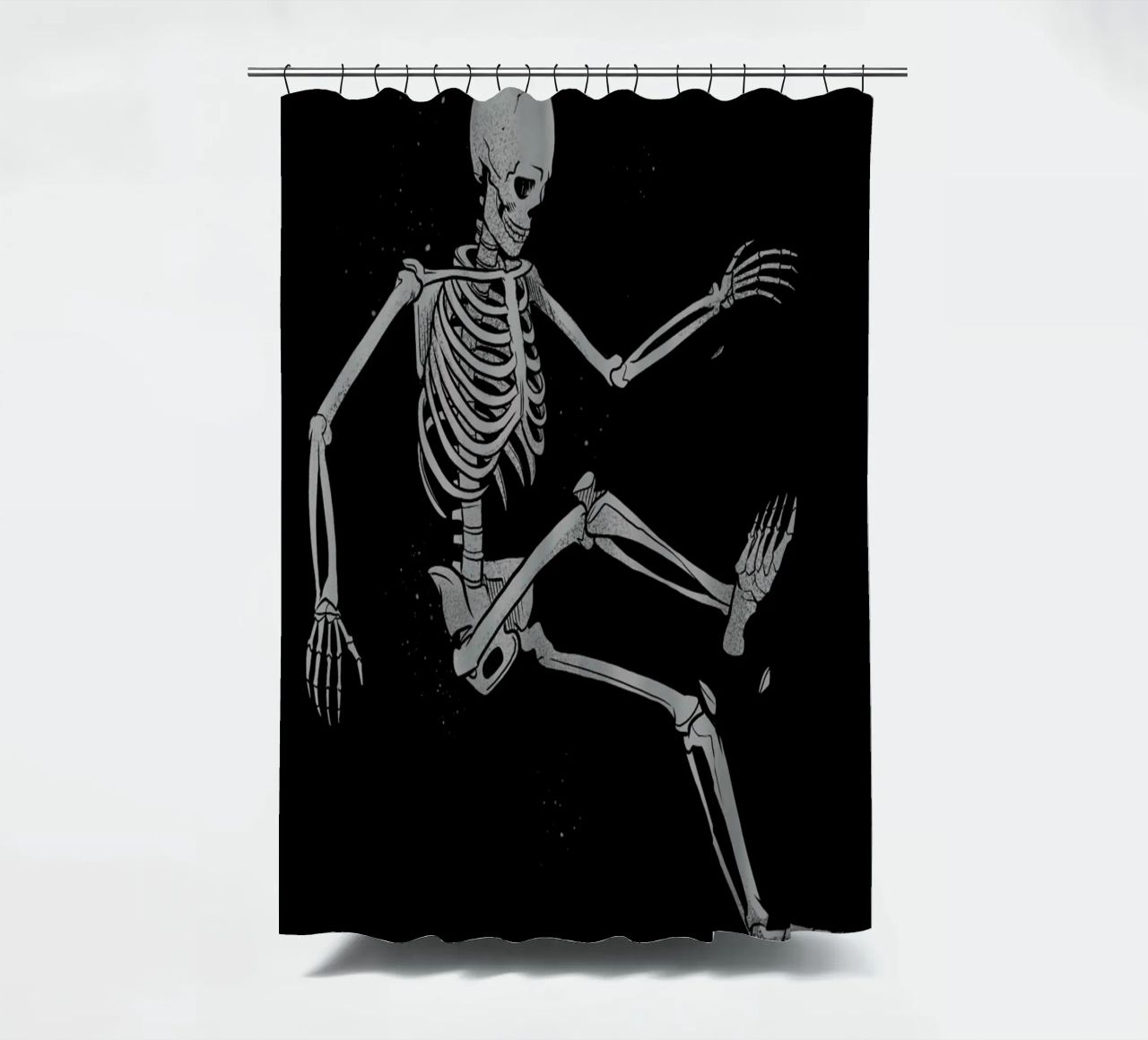 Skeleton Flowting On Space tenda da doccia da Tobe Fonseca