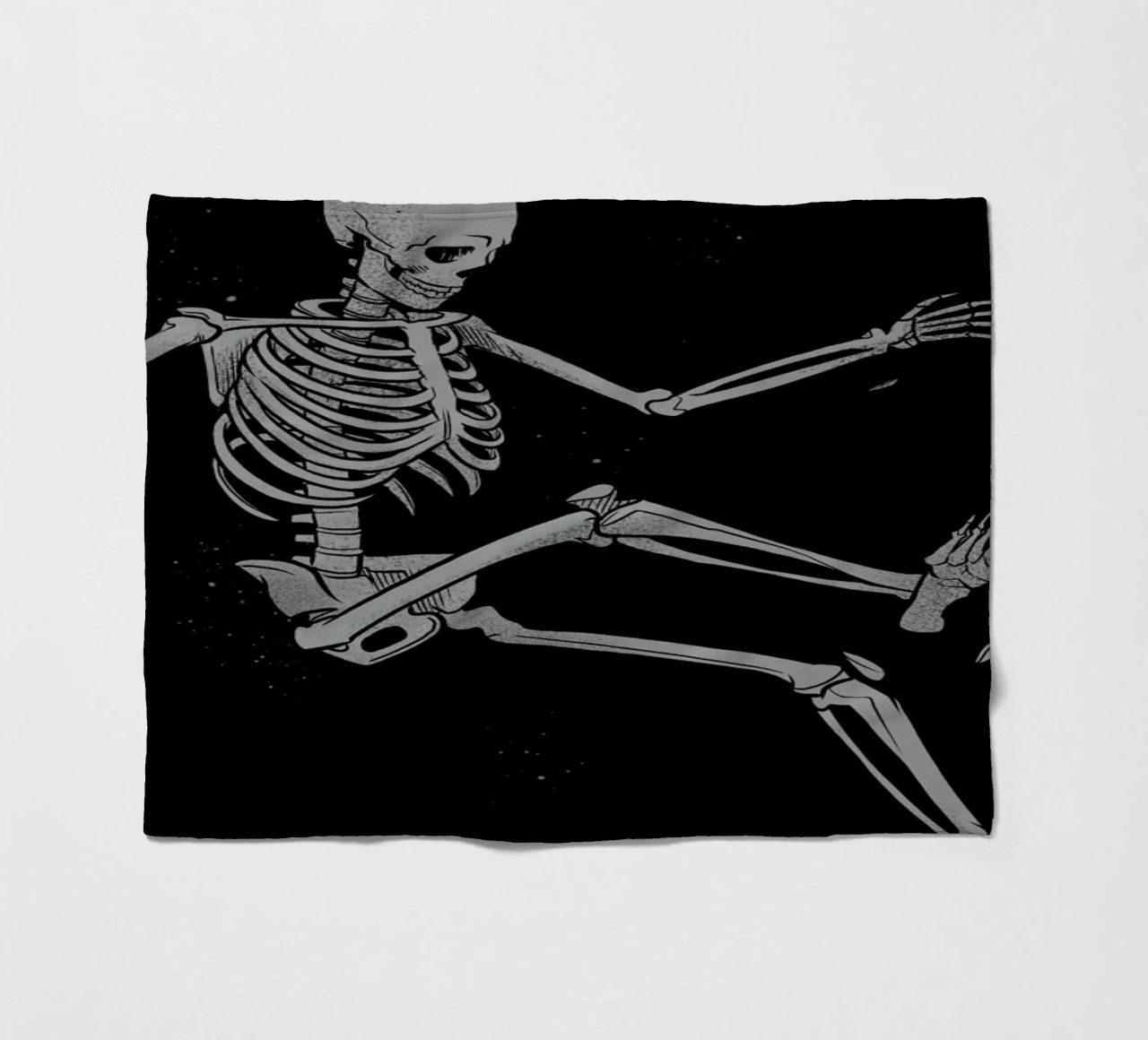Skeleton Flowting On Space coperta in pile da Tobe Fonseca
