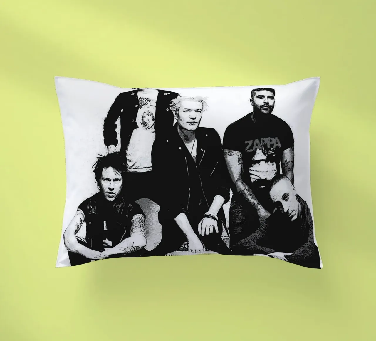 sum 41 band art cuscino da vanhesling