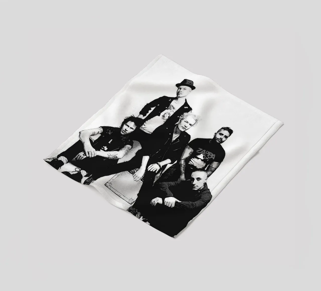 sum 41 band art coperta in pile da vanhesling