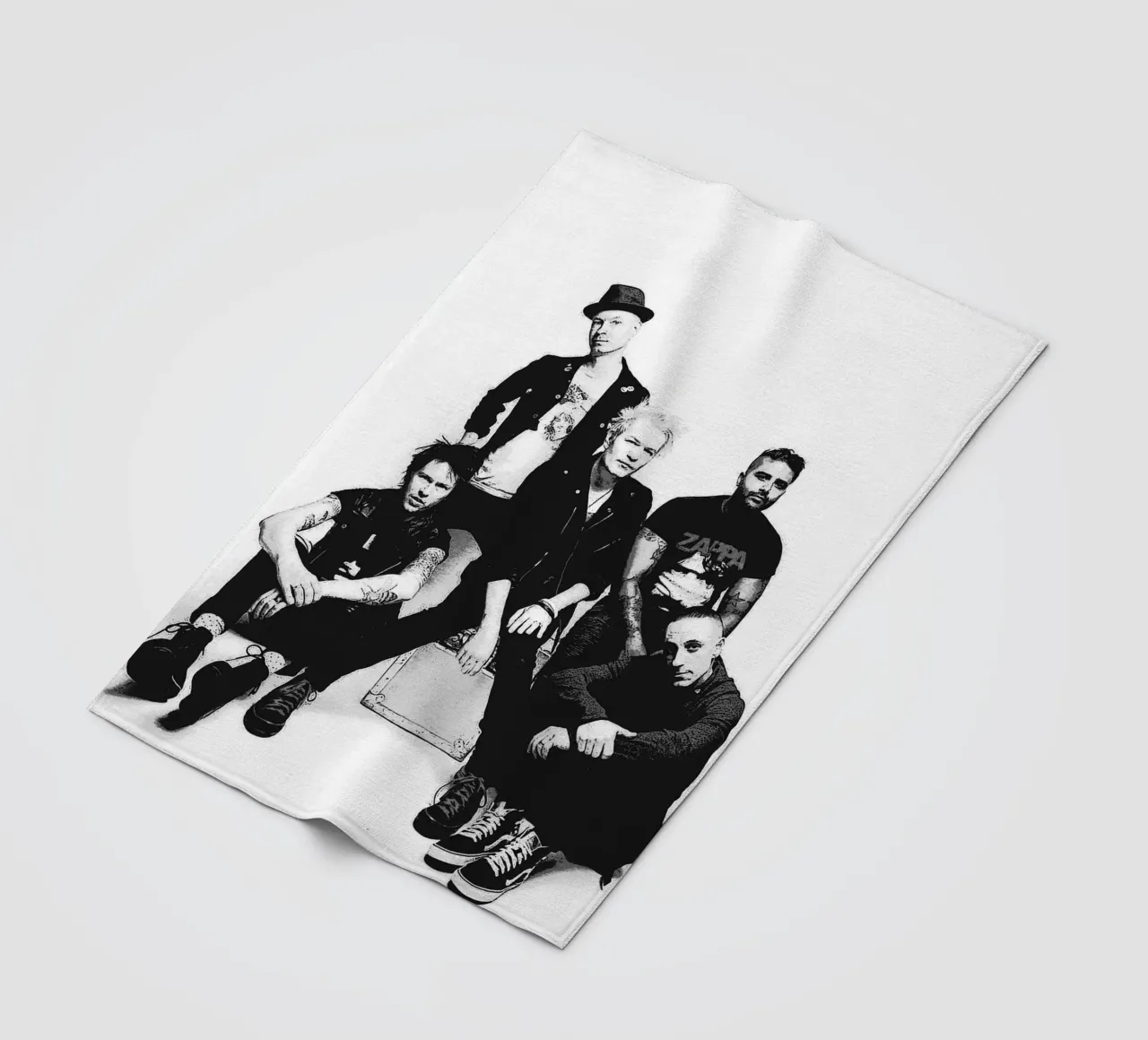 sum 41 band art coperta in pile da vanhesling