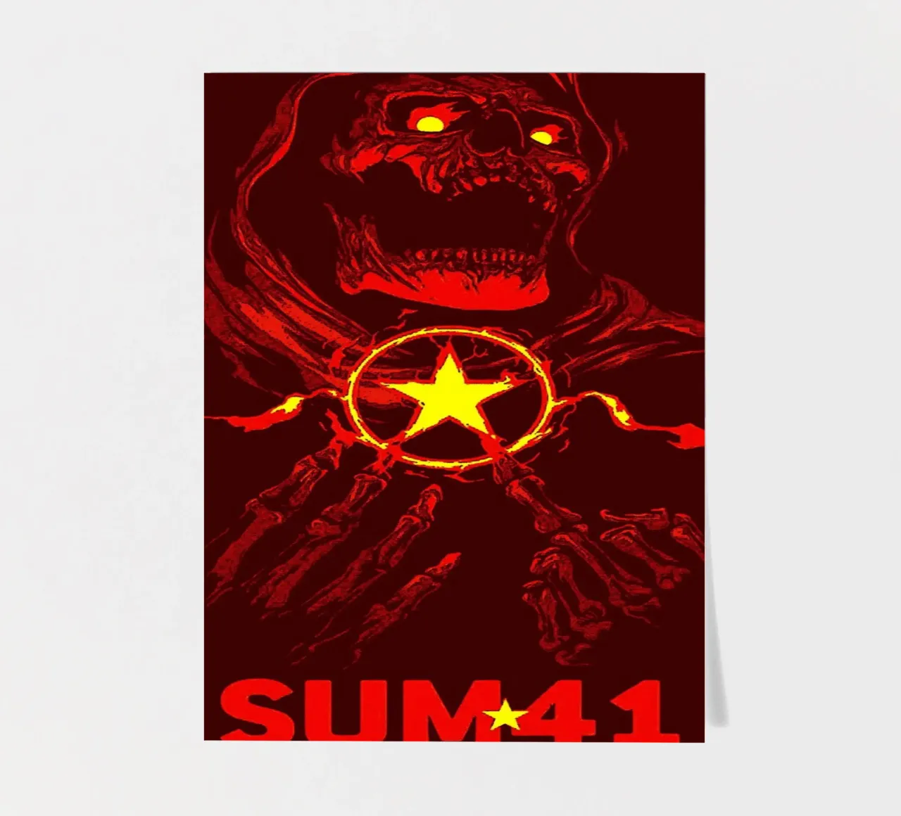 sum 41 band art sticker sheet by vanhesling