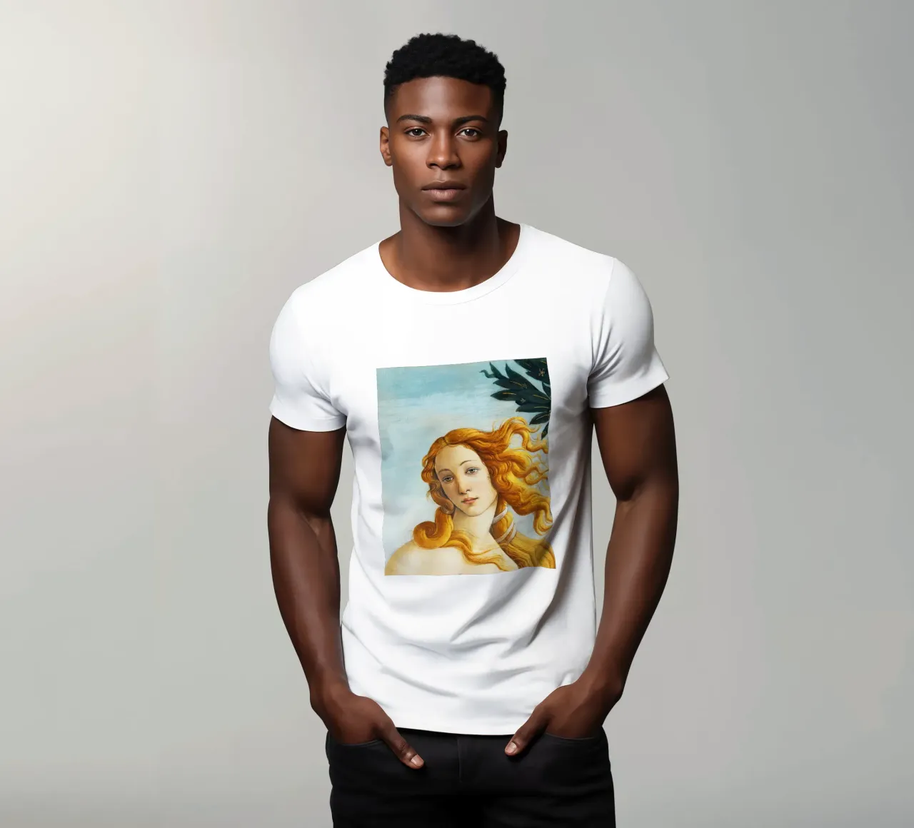 La nascita di Venere - Particolare di Sandro Botticelli t-shirt da Art History