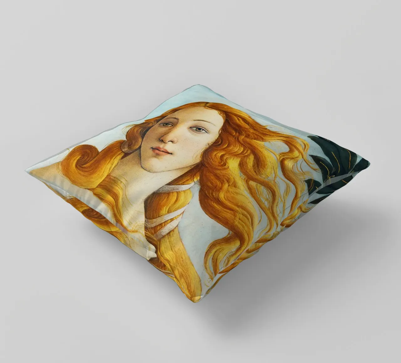 La nascita di Venere - Particolare di Sandro Botticelli cuscino da Art History