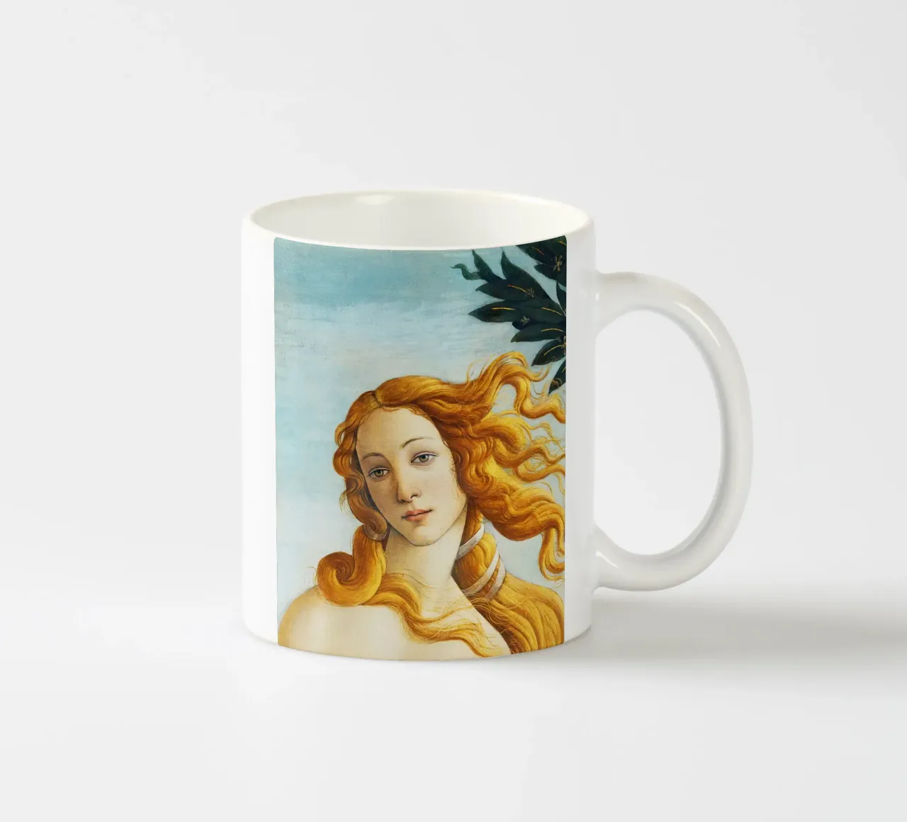 La nascita di Venere - Particolare di Sandro Botticelli tazza in ceramica da Art History
