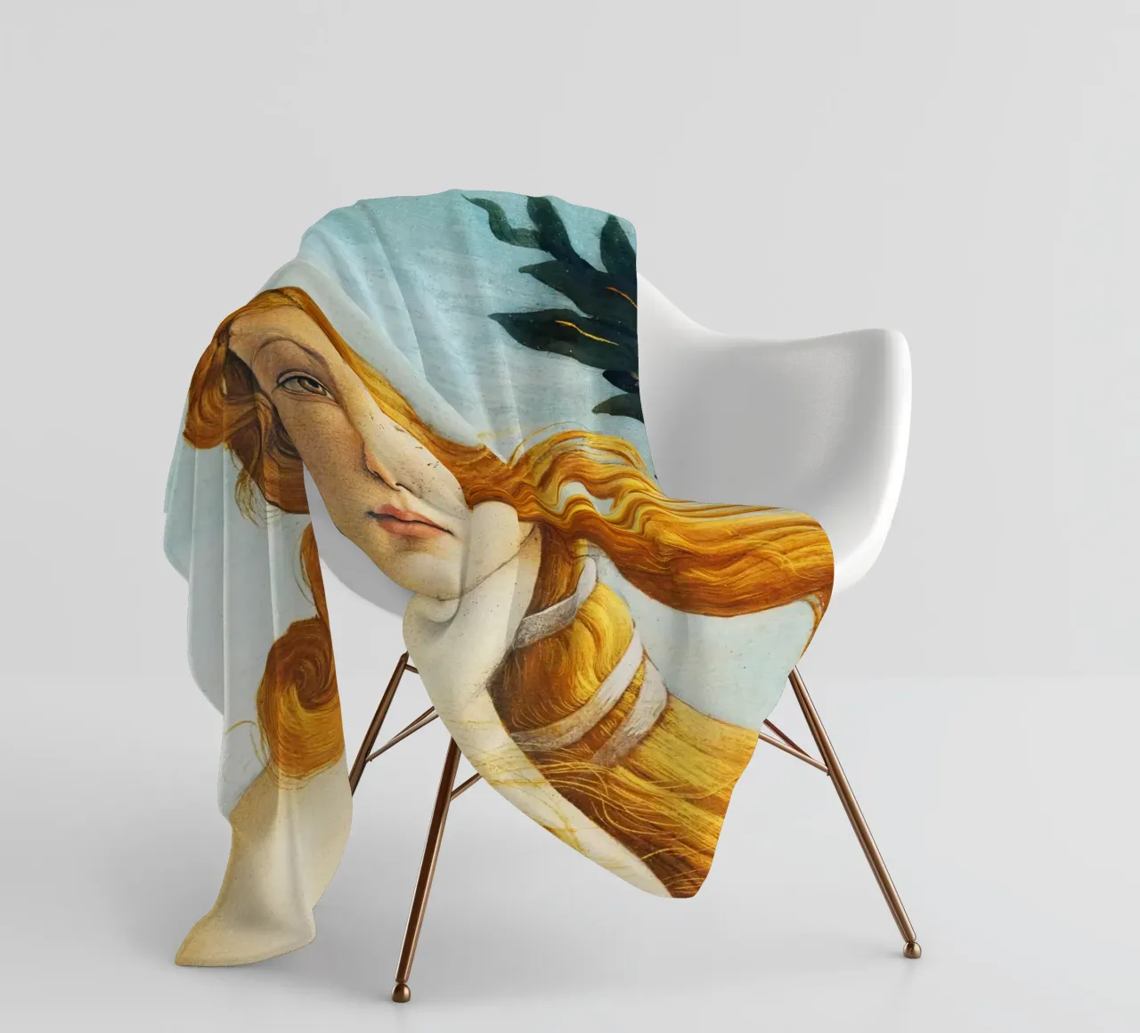 La nascita di Venere - Particolare di Sandro Botticelli coperta in pile da Art History
