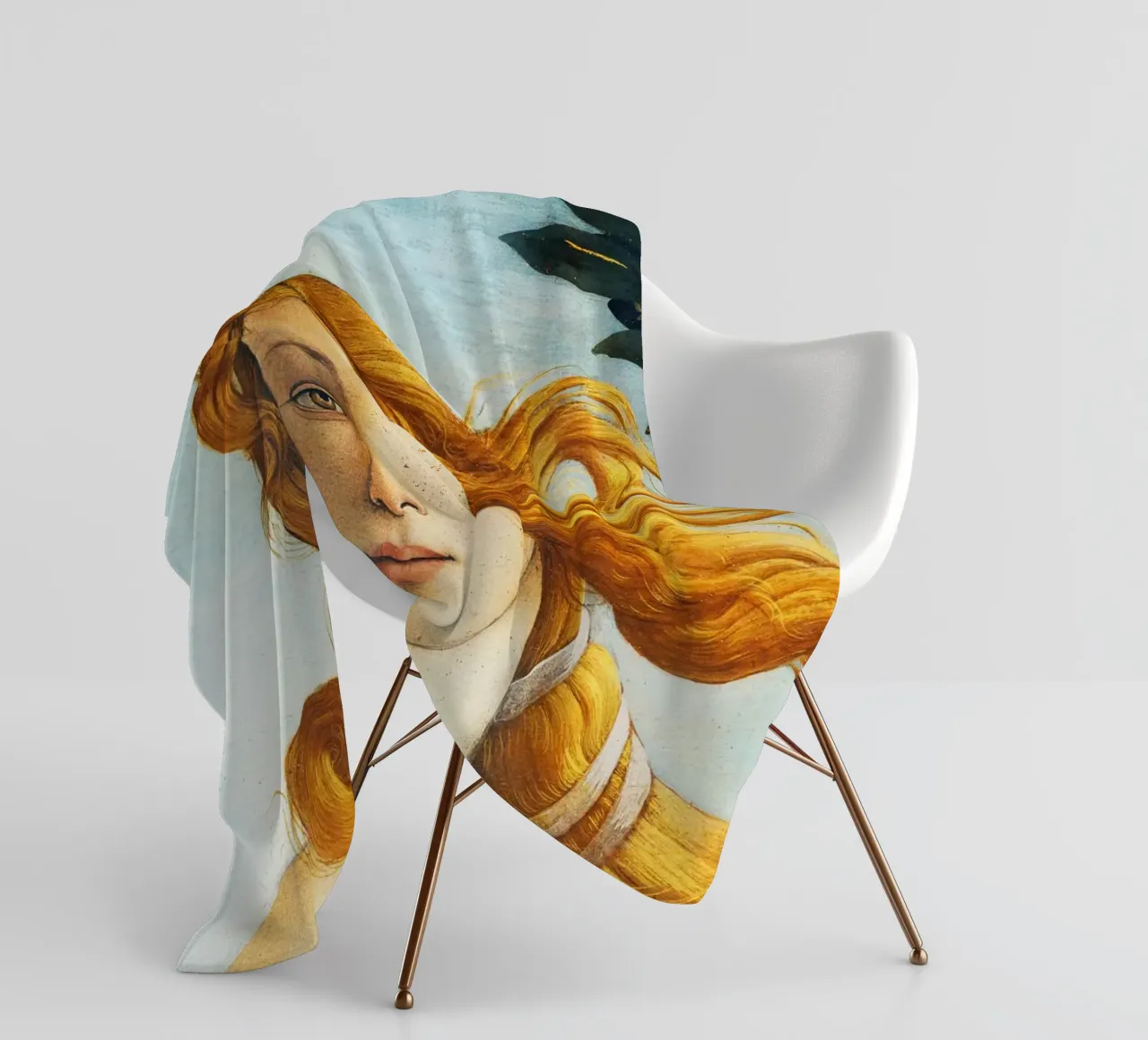 La nascita di Venere - Particolare di Sandro Botticelli coperta in pile da Art History