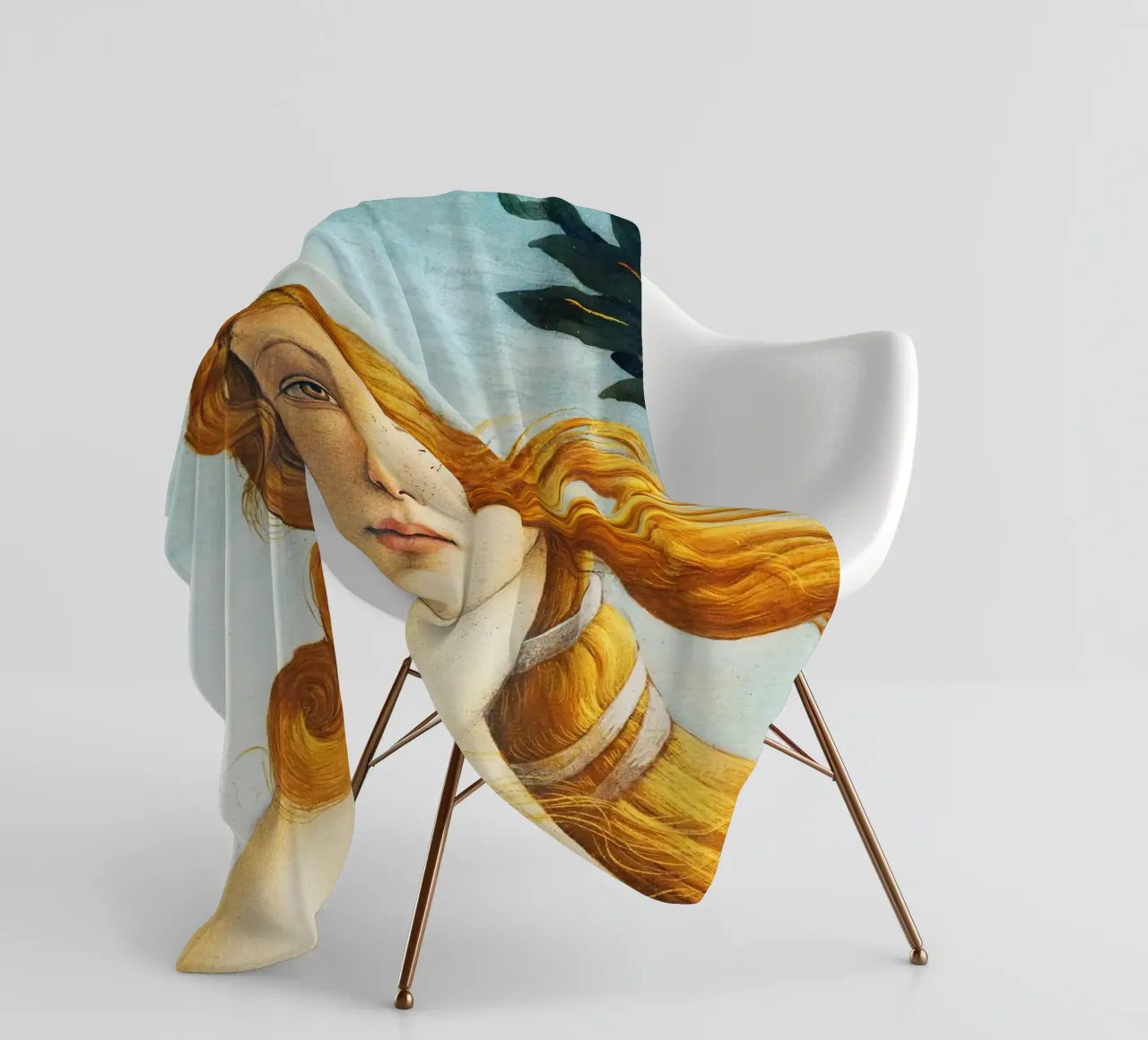 La nascita di Venere - Particolare di Sandro Botticelli coperta in pile da Art History