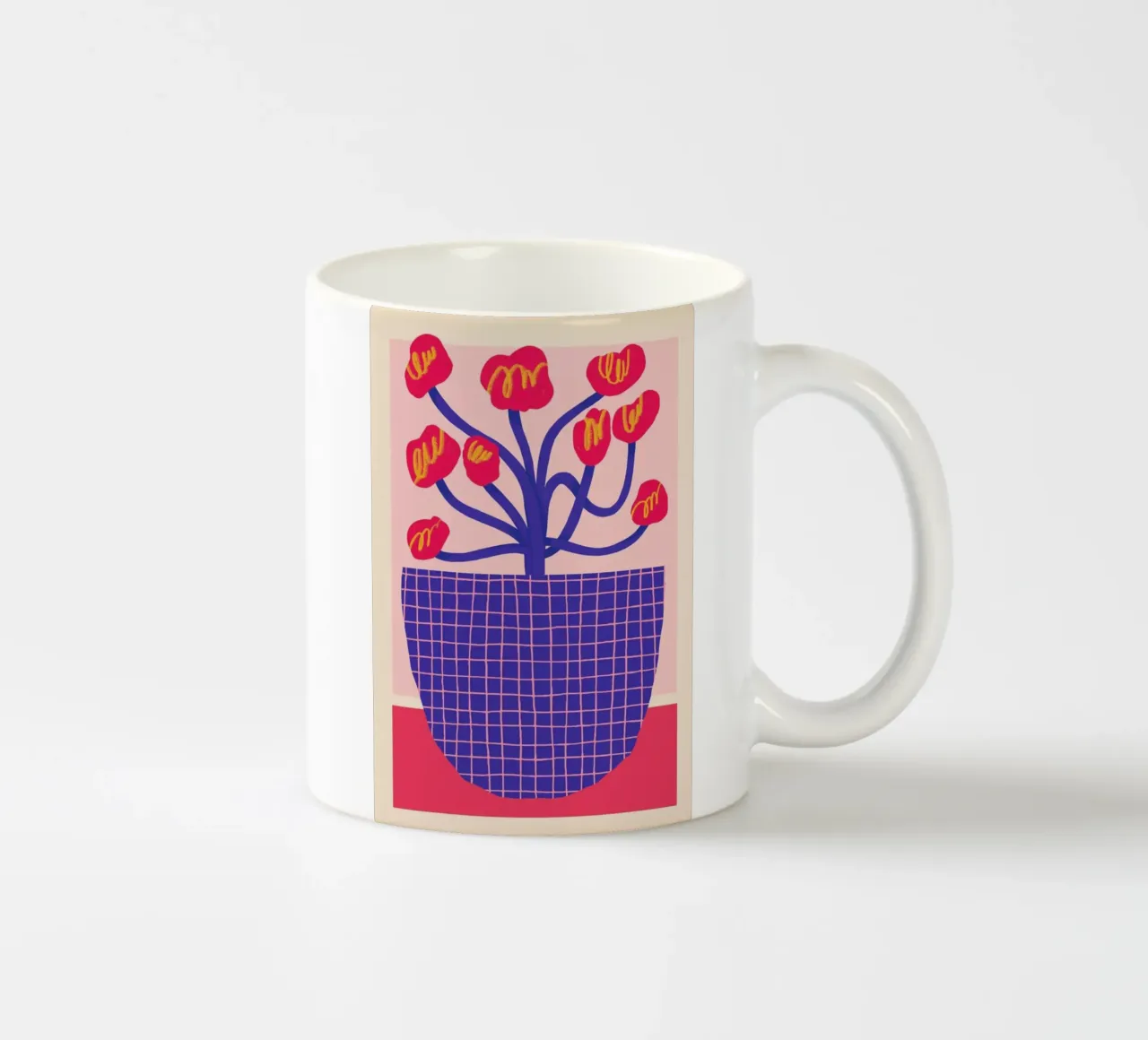 Flowerpot tazza in ceramica da Pure