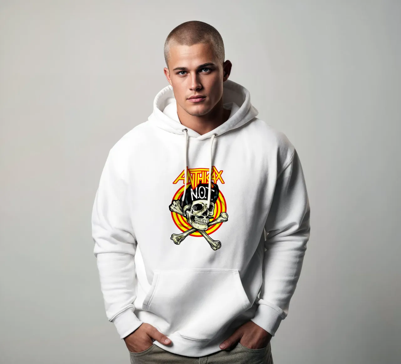 Banda Vintage Rock Anthrax felpa con cappuccio da https://www.juniqe.com/uk/shop/Henndraws