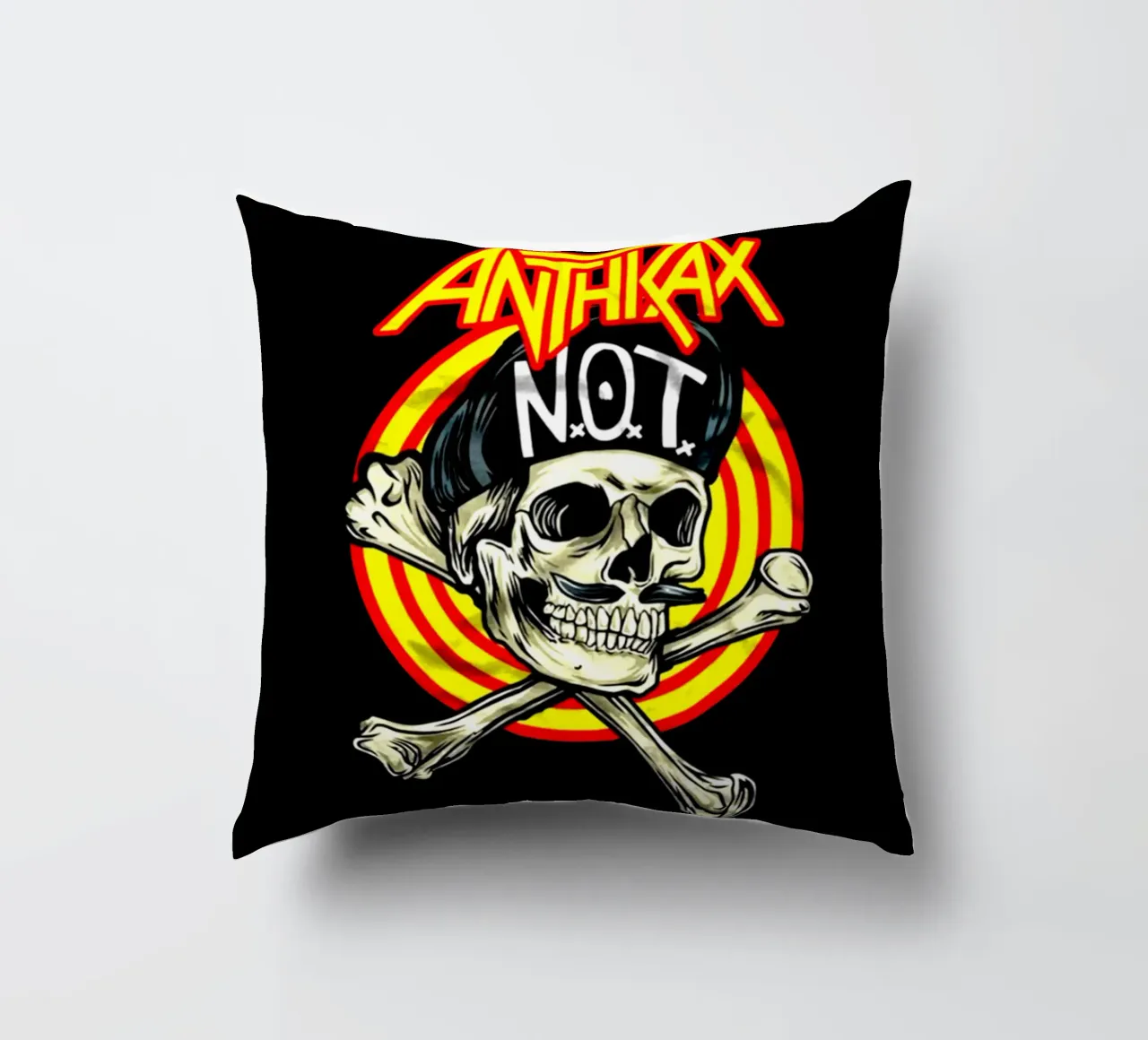 Banda Vintage Rock Anthrax cuscino da https://www.juniqe.com/uk/shop/Henndraws