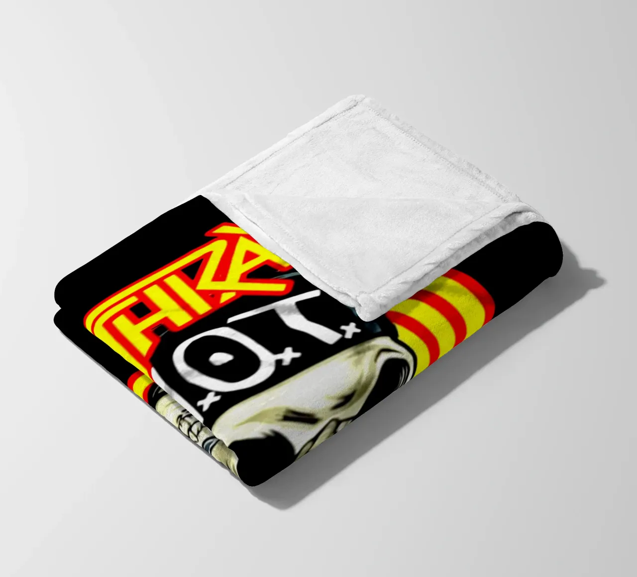 Banda Vintage Rock Anthrax coperta in pile da https://www.juniqe.com/uk/shop/Henndraws