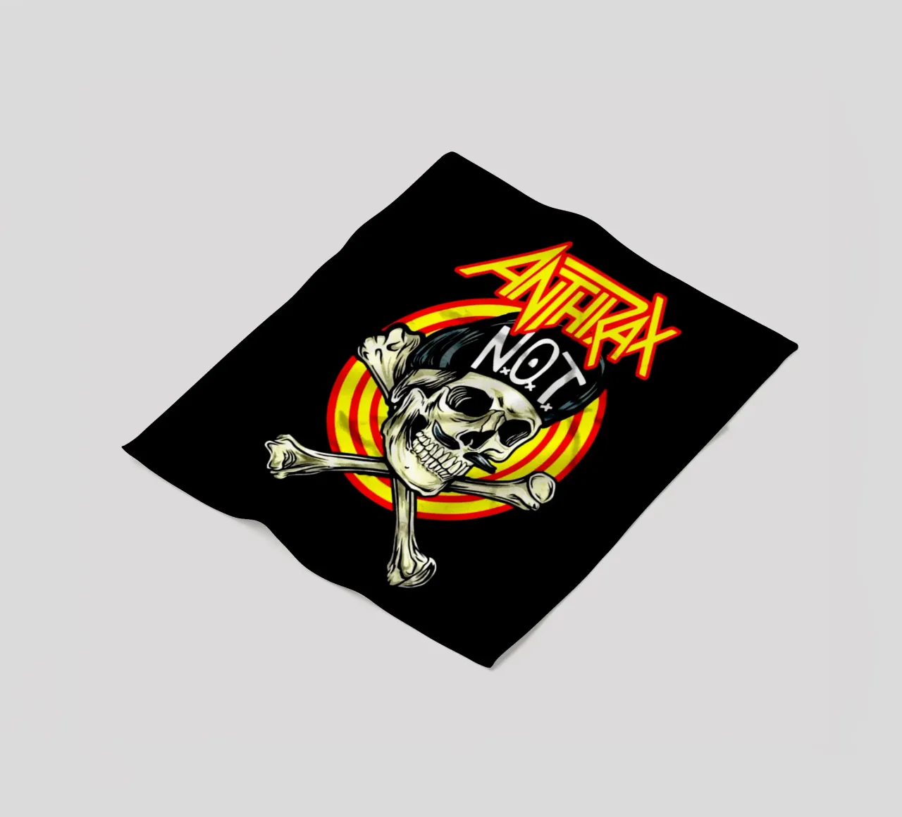 Banda Vintage Rock Anthrax coperta in pile da https://www.juniqe.com/uk/shop/Henndraws