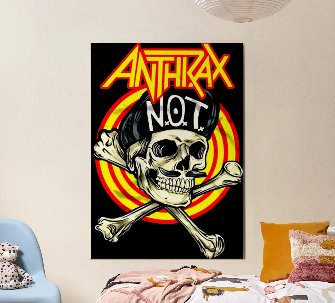 Banda Vintage Rock Anthrax carta hahnemühle da https://www.juniqe.com/uk/shop/Henndraws