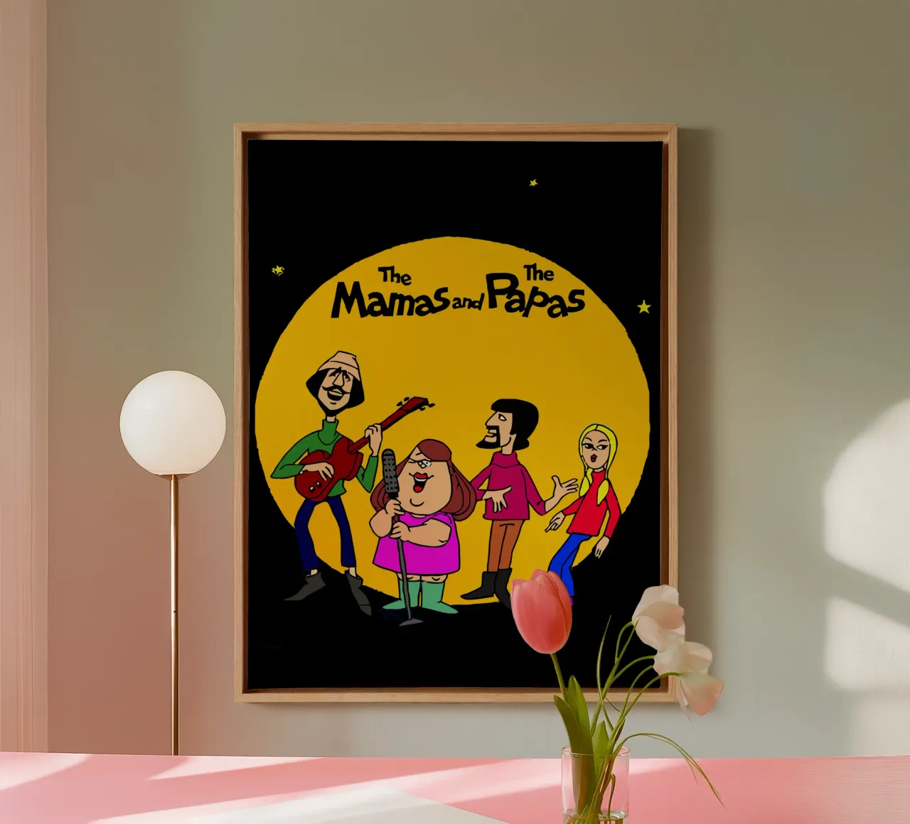 The Mamas & the Papas canvas by Gladysrg