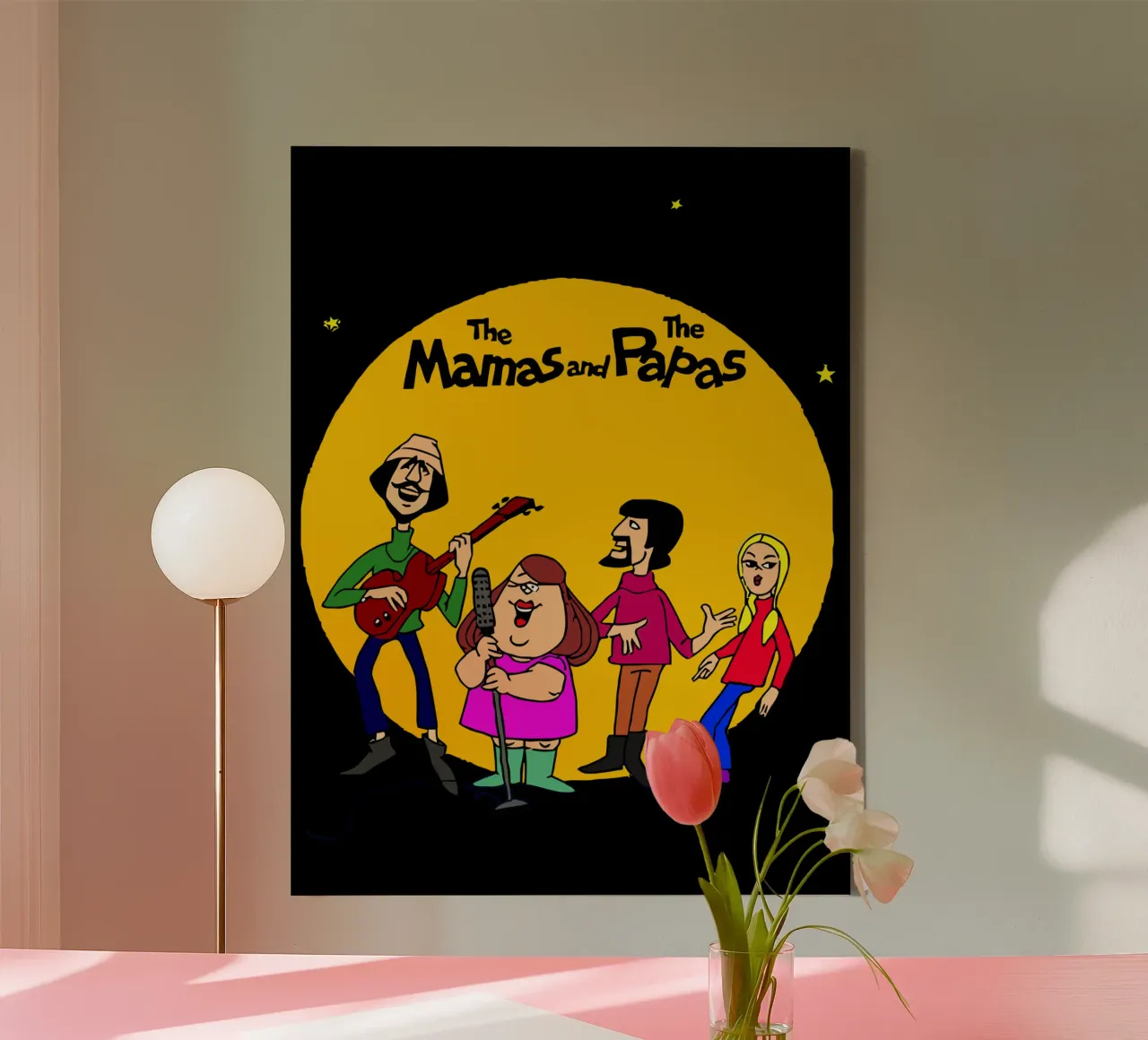 The Mamas & the Papas canvas by Gladysrg