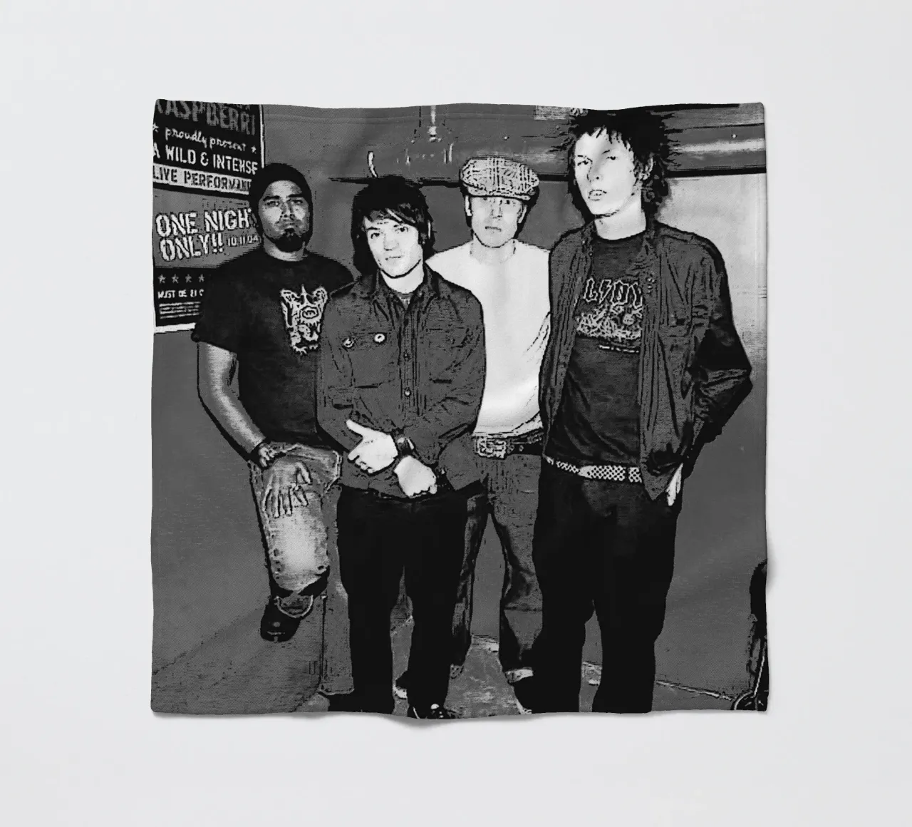 sum 41 band art coperta in pile da vanhesling