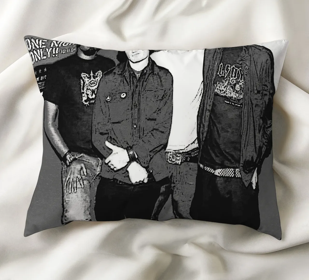sum 41 band art cuscino da vanhesling