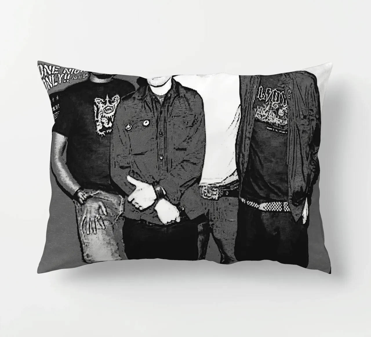 sum 41 band art cuscino da vanhesling