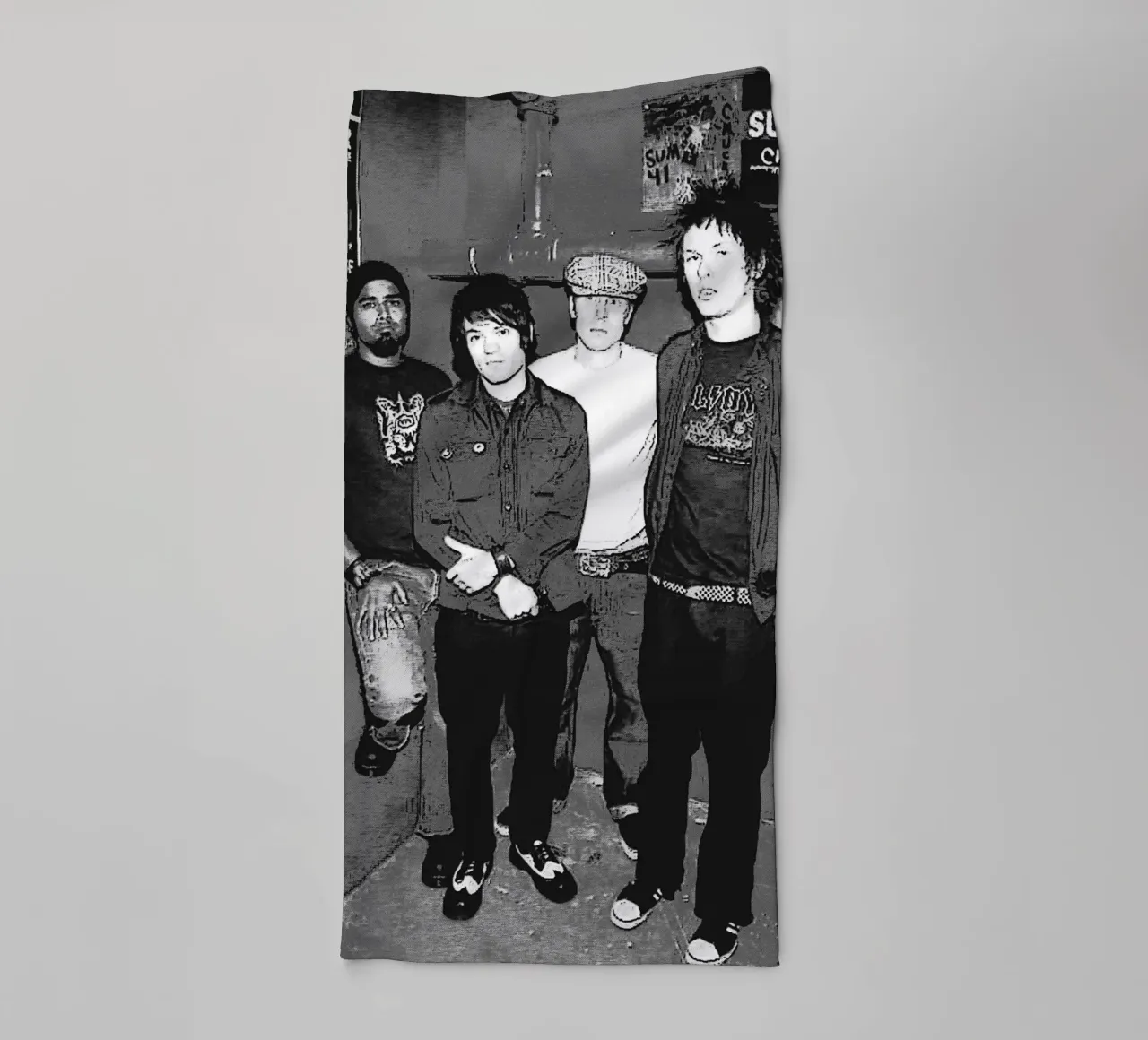 sum 41 band art asciugamano da bagno da vanhesling
