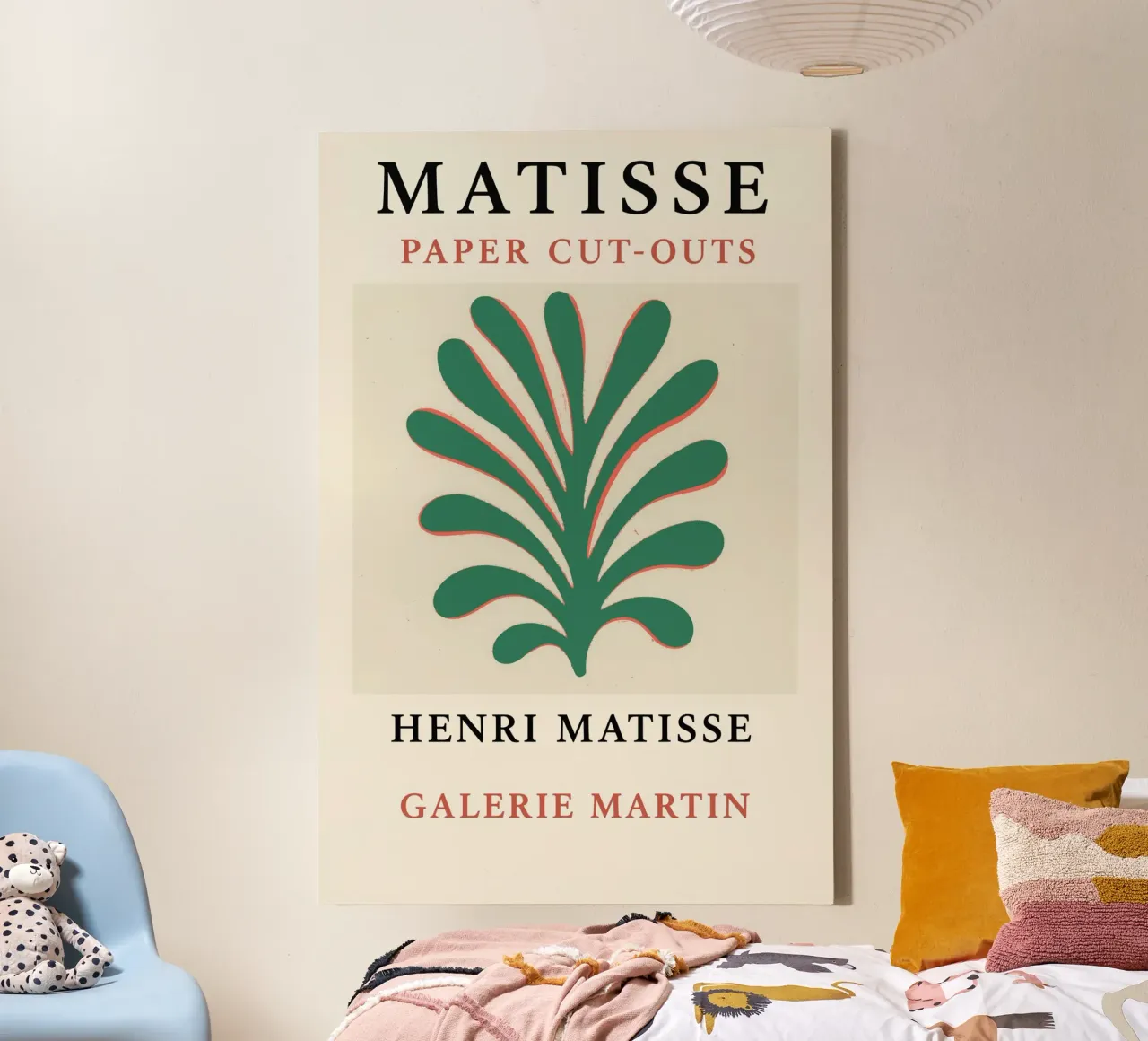 Matisse Paper Cat canvas with Floater frame by treechild