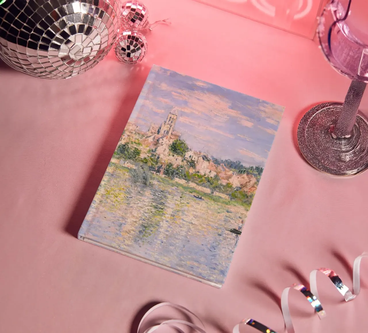 Vétheuil in Summer (1880) by Claude Monet notebook by Art History
