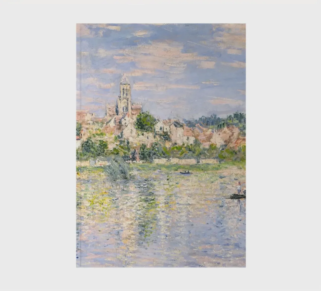 Vétheuil in Summer (1880) by Claude Monet notebook by Art History
