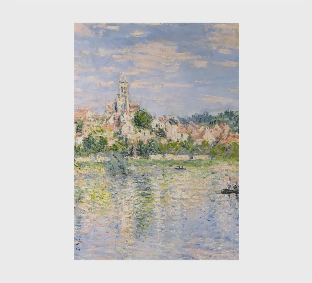 Vétheuil in Summer (1880) by Claude Monet notebook by Art History