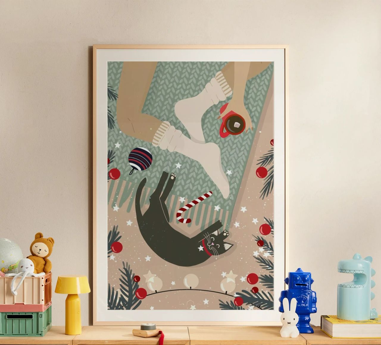 Christmas Relax Poster von cafelab