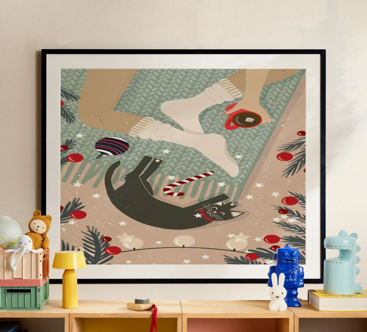 Christmas Relax Poster von cafelab