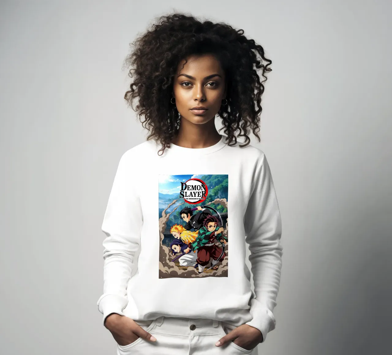 Tanjiro Kamado sweatshirt by Agus Creative