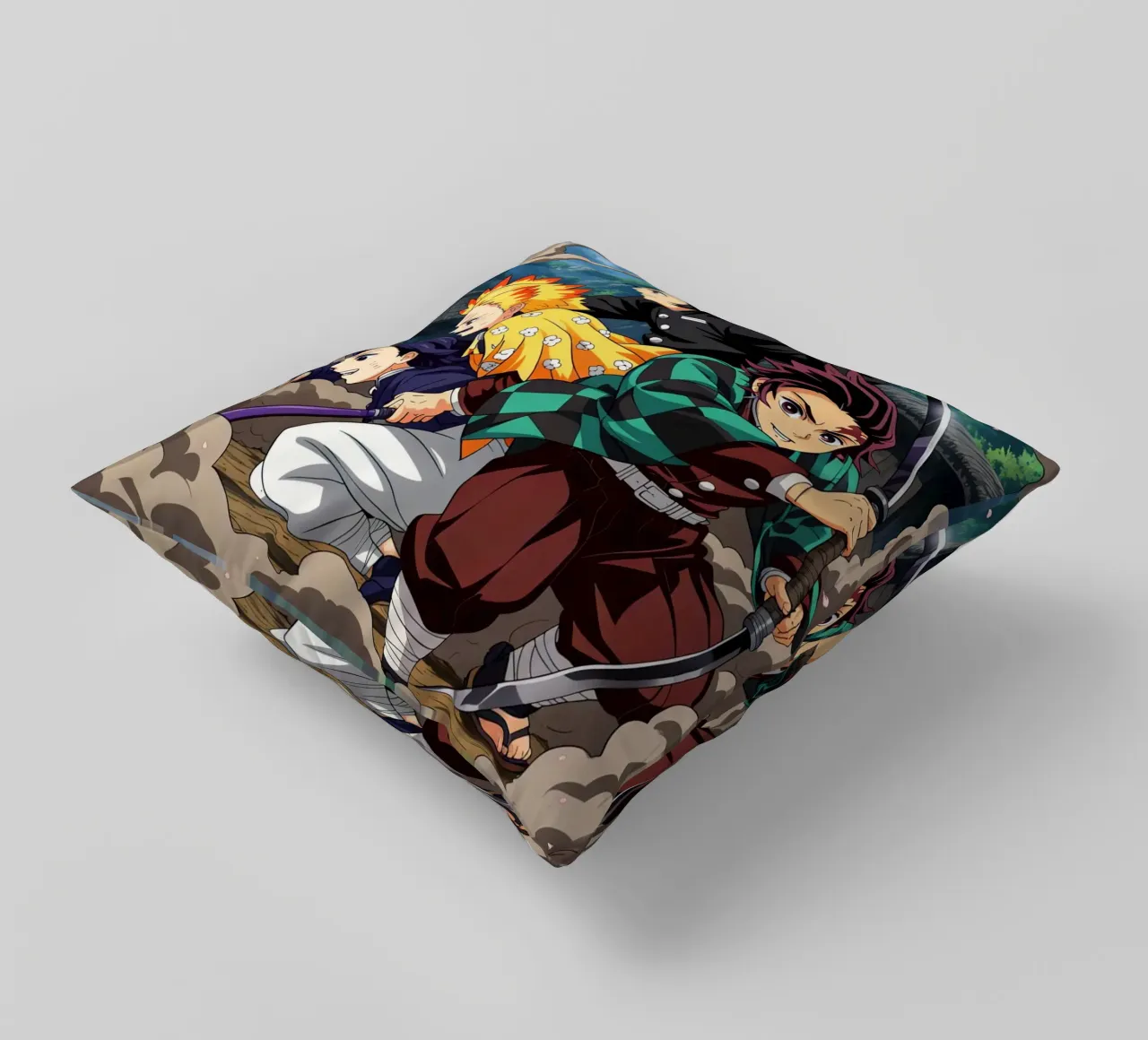 Tanjiro Kamado decorative cushion by Agus Creative