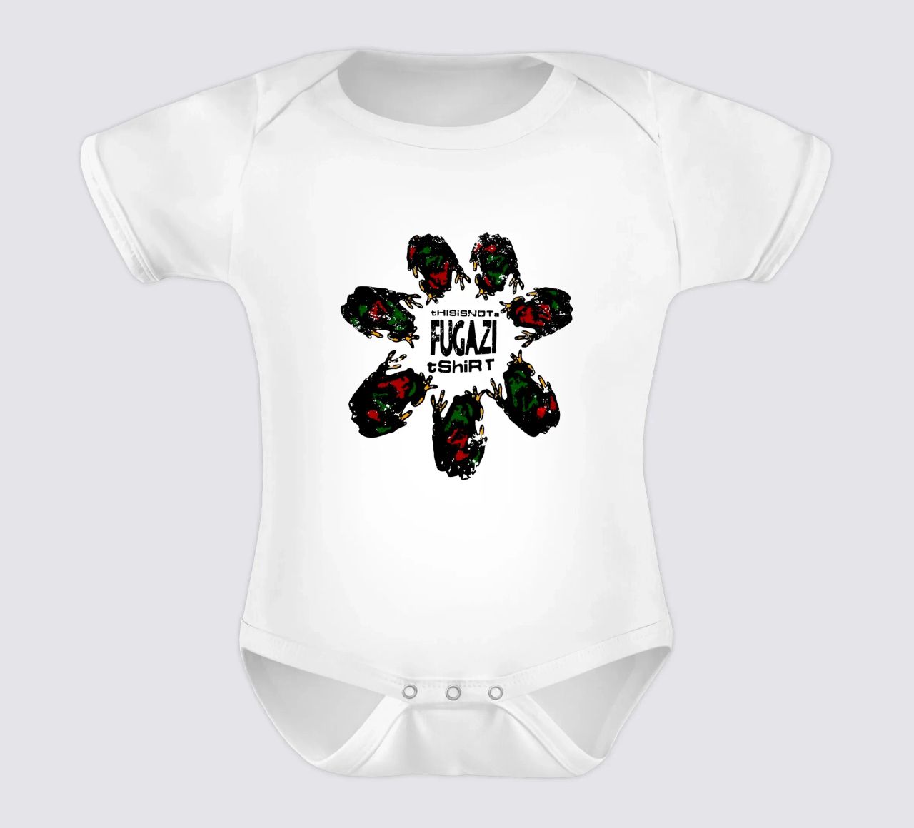 Questa non è una camicia dei Fugazi body neonato maniche corte da Sigrid Rauuy