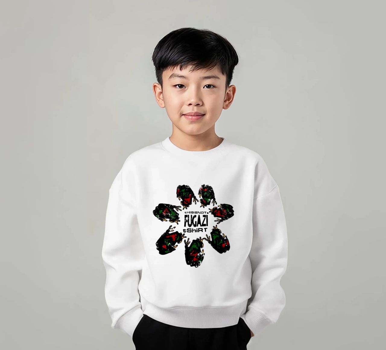 Questa non è una camicia dei Fugazi felpa bambino da Sigrid Rauuy