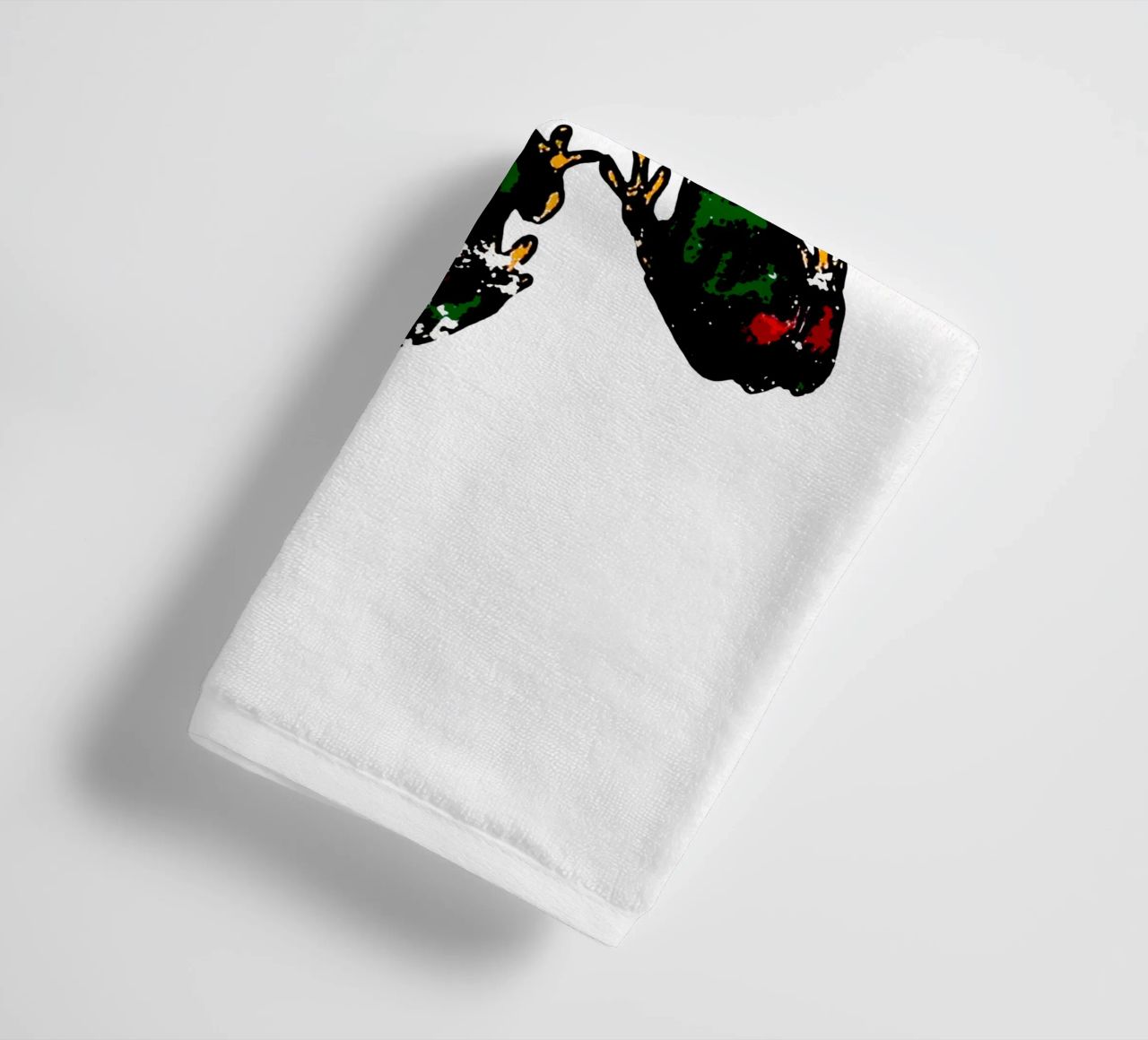 Questa non è una camicia dei Fugazi asciugamano da bagno da Sigrid Rauuy