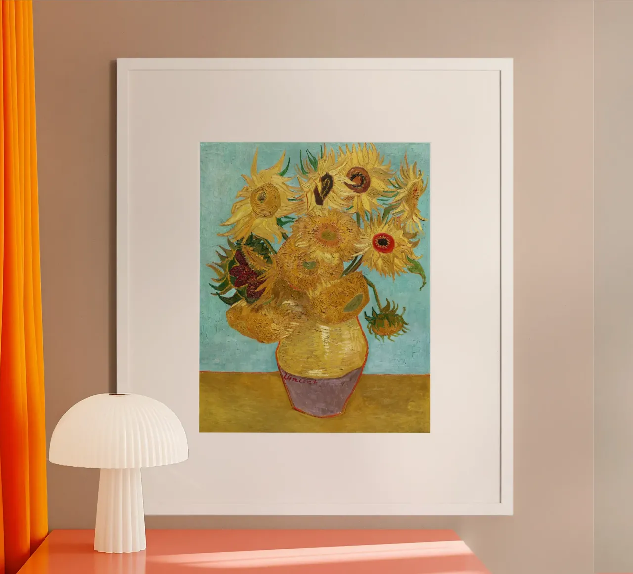 Vaso con dodici girasoli di Vincent van Gogh carta hahnemühle da Art History
