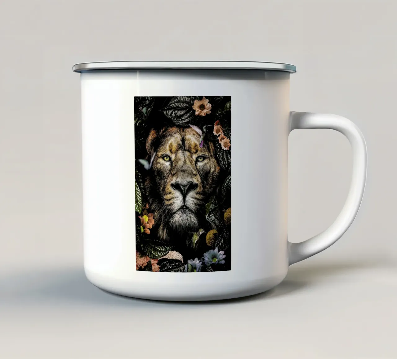 Wk Lion tazza in smalto da Wouter Rikken
