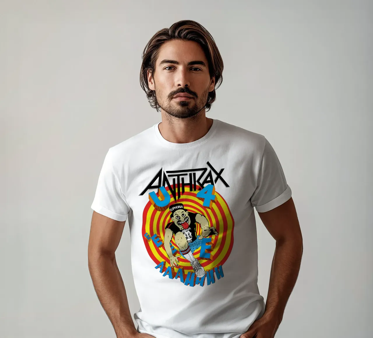 Retro Anthrax Band 90s t-shirt by https://www.juniqe.com/uk/shop/Henndraws