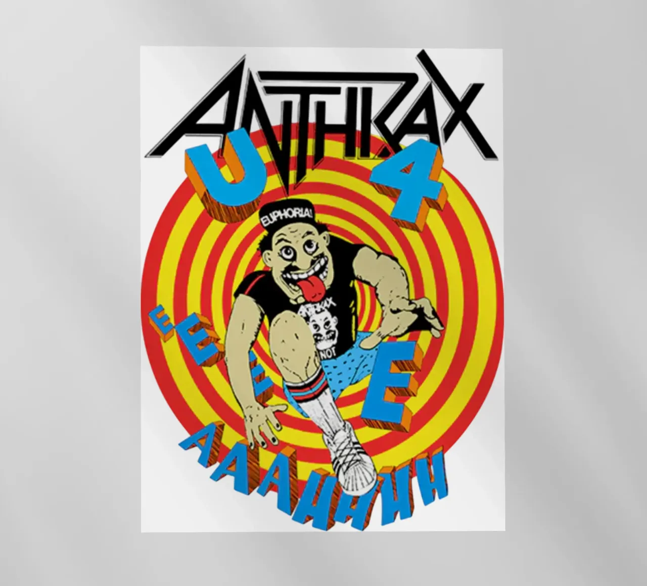 Retro Anthrax Band anni '90 pellicola backlit da https://www.juniqe.com/uk/shop/Henndraws