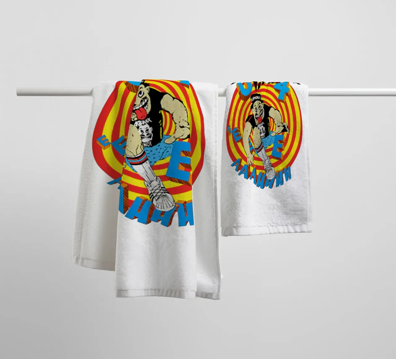 Retro Anthrax Banda 90s toalla de baño de https://www.juniqe.com/uk/shop/Henndraws