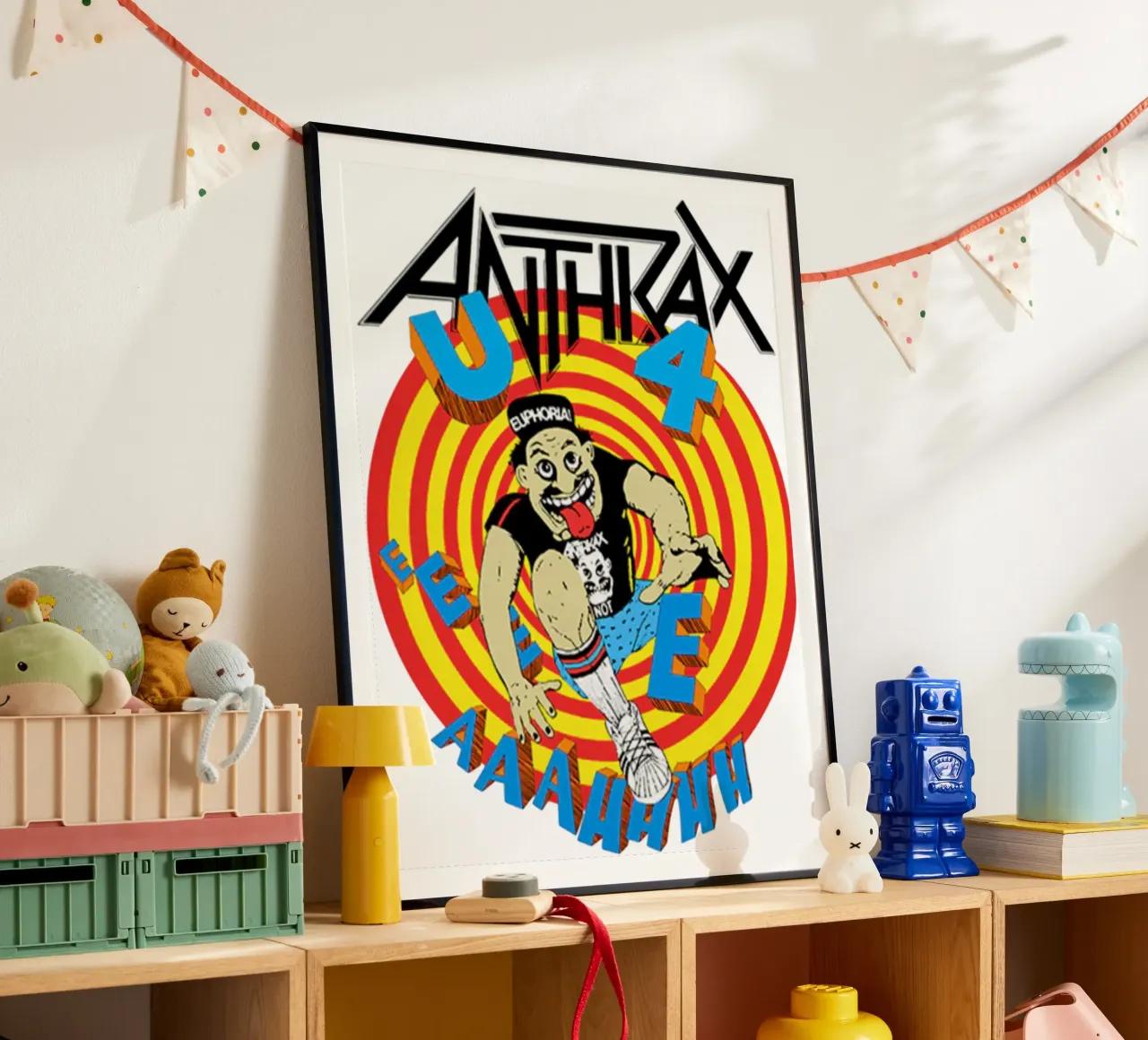 Retro Anthrax Banda 90s hahnemühle de https://www.juniqe.com/uk/shop/Henndraws