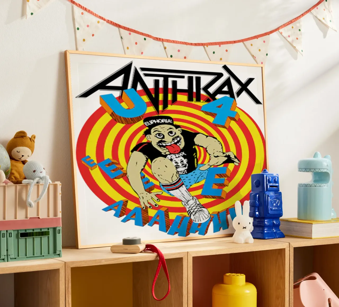 Retro Anthrax Banda 90s hahnemühle de https://www.juniqe.com/uk/shop/Henndraws