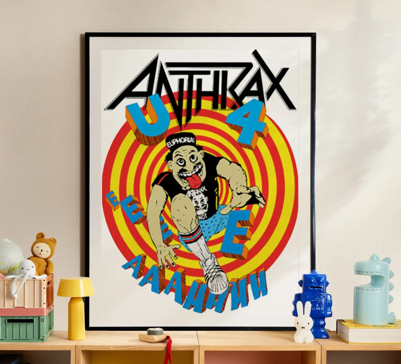 Retro Anthrax Banda 90s hahnemühle de https://www.juniqe.com/uk/shop/Henndraws