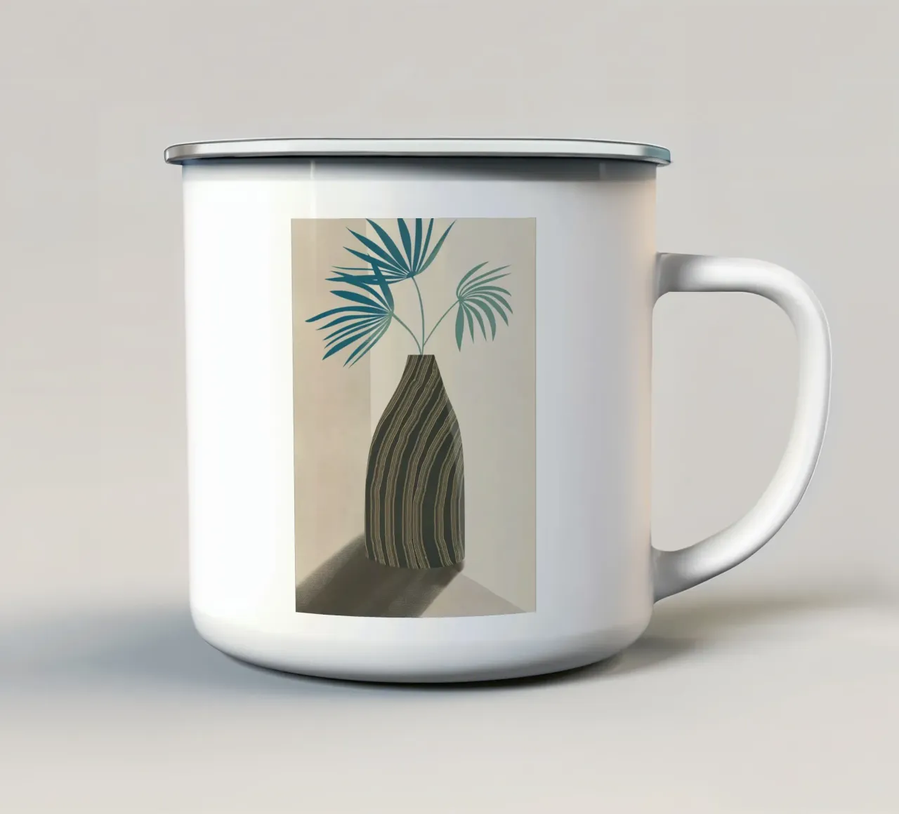 Natura morta in ceramica 08 tazza in smalto da Little Dean