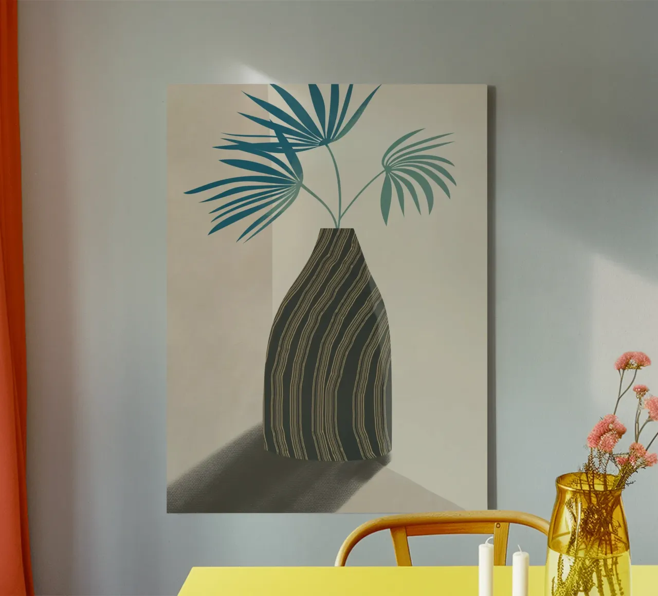 Stilleven aardewerk 08 canvas van Little Dean