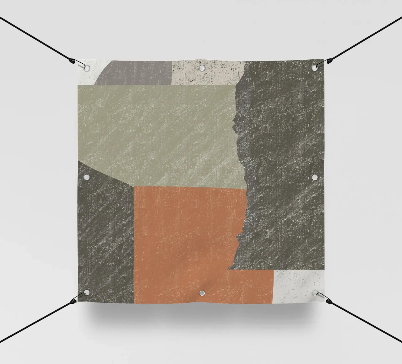 Astratto di grandi dimensioni con texture telo in pvc da Little Dean