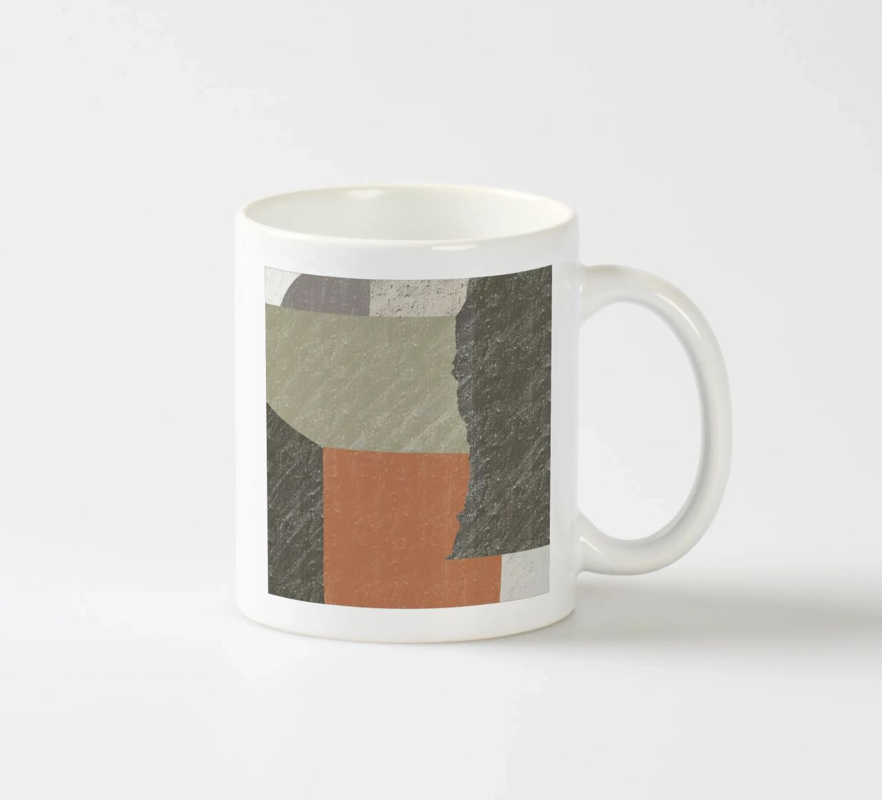 Astratto di grandi dimensioni con texture tazza in ceramica da Little Dean