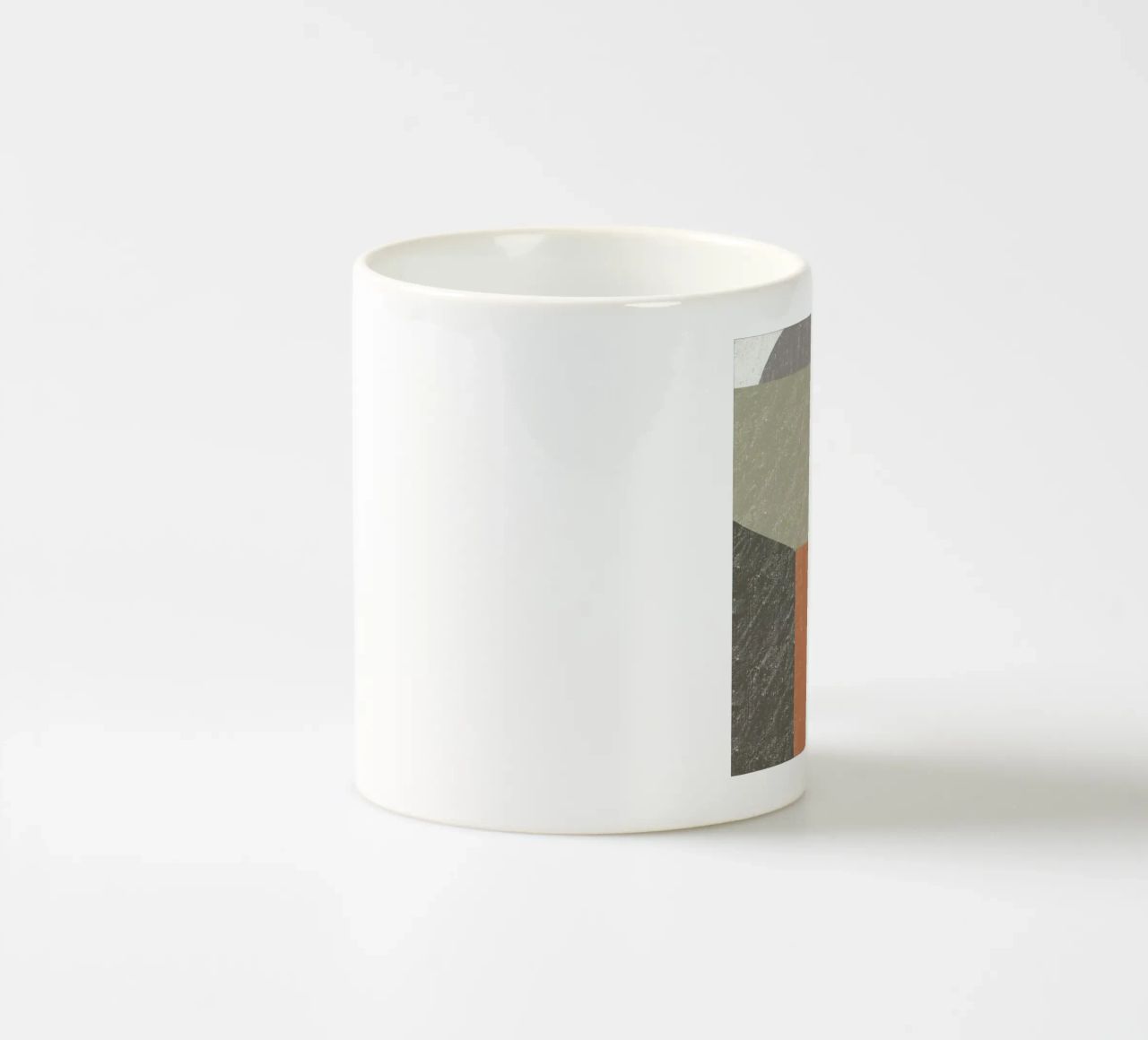Astratto di grandi dimensioni con texture tazza in ceramica da Little Dean